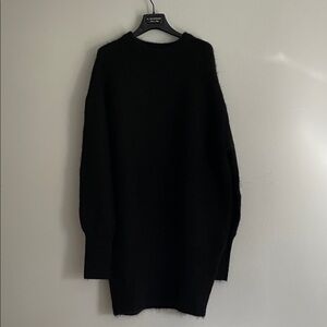 Toteme Benfeld Black Oversized Alpaca Blend Sweater. M